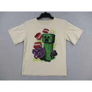 Minecraft Tnt Creeper Gaming Graphic Tee Shirt size XL